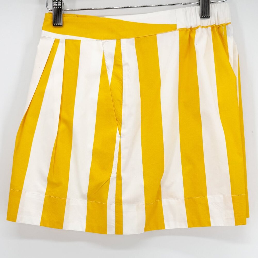RHODE WALKER SHORT in Yellow/White Stripe NWOT S Anthropologie - Picture 5 of 13